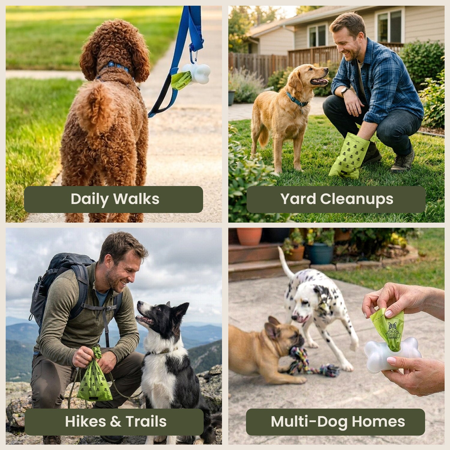 Pogi's Dog Poop Bags, extra-thick leak-proof dog waste bags