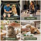 Pogi's Dog Wipes, extra-large bamboo-fiber grooming wipes